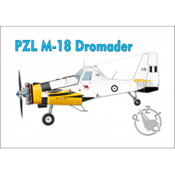 Magnes samolot PZL M-18 Dromader